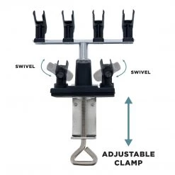Master Airbrush Airbrush Stands & Holders Universal Clamp-On Airbrush Holder That Holds Up To 6 Airbrushes