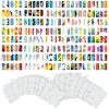 Master Airbrush Airbrush Nail Stencils - Design Series Set # 10 Includes 20 Individual Nail Templates With 20 Designs Each For A Total Of 400 Designs Of Series #10