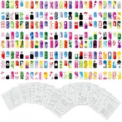 Master Airbrush Airbrush Nail Stencils - Design Series Set # 11 Includes 20 Individual Nail Templates With 13 Designs Each For A Total Of 260 Designs Of Series #11