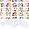 Master Airbrush Airbrush Nail Stencils - Design Series Set # 13 Includes 20 Individual Nail Templates With 17 Designs Each For A Total Of 340 Designs Of Series #13