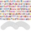 Master Airbrush Airbrush Nail Stencils - Design Series Set # 1 Includes 20 Individual Nail Templates With 13 Designs Each For A Total 260 Designs Of Series #1