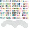 Master Airbrush Airbrush Nail Stencils - Design Series Set # 2 Includes 20 Individual Nail Templates With 16 Designs Each For A Total 320 Designs Of Series #2