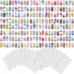 Master Airbrush Airbrush Nail Stencils - Design Series Set # 6 Includes 20 Individual Nail Templates With 14 Designs Each For A Total Of 280 Designs Of Series #6