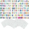Master Airbrush Airbrush Nail Stencils - Design Series Set # 8 Includes 20 Individual Nail Templates With 16 Designs Each For A Total Of 320 Designs Of Series #8
