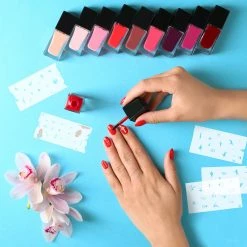 Master Airbrush Airbrush Nail Stencils - Design Series Set # 9 Includes 20 Individual Nail Templates With 15 Designs Each For A Total Of 300 Designs Of Series #9