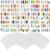 Master Airbrush Airbrush Nail Stencils - Design Series Set # 9 Includes 20 Individual Nail Templates With 15 Designs Each For A Total Of 300 Designs Of Series #9