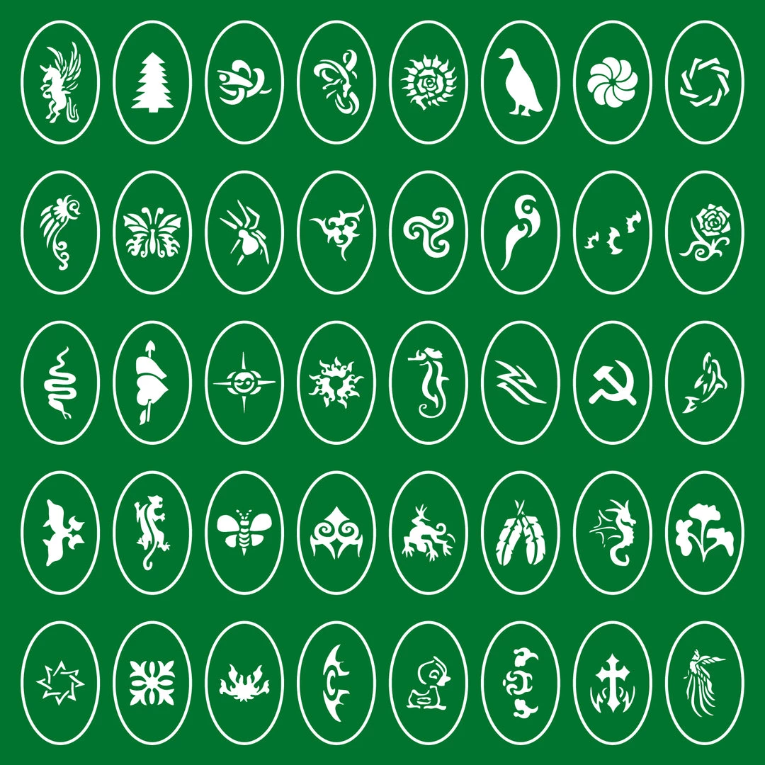 Master Airbrush Temporary Tattoo Stencils Booklet Set 4 With 160 Different Self-Adhesive Reusable Stencil Designs Airbrush Tattoo Stencils 5 Master Airbrush Temporary Tattoo Stencils Booklet Set 4 With 160 Different Self-Adhesive Reusable Stencil Designs Airbrush Tattoo Stencils