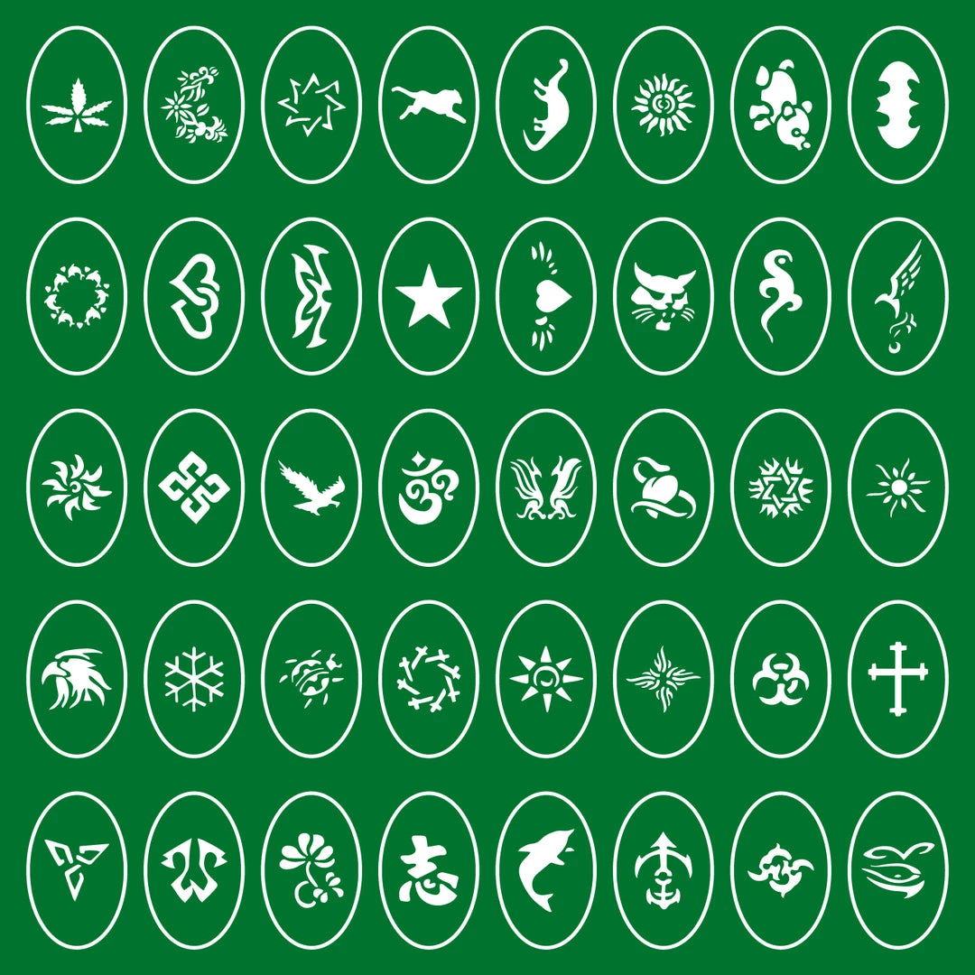 Master Airbrush Temporary Tattoo Stencils Booklet Set 4 With 160 Different Self-Adhesive Reusable Stencil Designs Airbrush Tattoo Stencils 6 Master Airbrush Temporary Tattoo Stencils Booklet Set 4 With 160 Different Self-Adhesive Reusable Stencil Designs Airbrush Tattoo Stencils