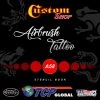 Master Airbrush Airbrush Tattoo Stencil Set 58 Book Of 20 Dinosaur & Reptiles Airbrush Tattoo Stencils