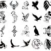 Master Airbrush Self Adhesive Airbrush Tattoo Stencil Set Book Of 20 Bird Designs Templates