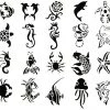 Master Airbrush Self Adhesive Airbrush Tattoo Stencil Set 56 Book Of 20 Sea Creatures Designs Airbrush Tattoo Stencils
