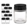 Master Airbrush Airbrush Cups & Jars 10 Pack TB-001 Empty 3/4 Ounce (22cc) Glass Jar Bottles With Plastic Lids, Paint Storage Bottles, Jars Screw Into Siphon Feed Airbrush Lid Assemblies