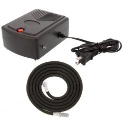 Master Airbrush Model TC-22 Mini 12V DC Airbrush Compressor With Direct Plug In 110V AC Adapter