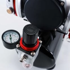 Master Airbrush Professional High Performance 4 Cylinder Piston Airbrush Air Compressor With Air Storage Tank, Regulator, Gauge & Water Trap Filter