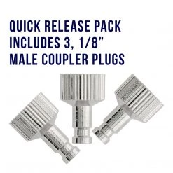 Master Airbrush Set Of 3 Airbrush Quick Release Coupler Plugs With 1/8" BSP Female Thread Connections And 5mm Male Nipple Tails (Quick Connect Coupler Not Included) Airbrush Fittings 9 Master Airbrush Set Of 3 Airbrush Quick Release Coupler Plugs With 1/8