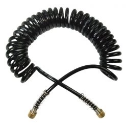 Master Airbrush 10' Recoil Airbrush Air Hose With Standard 1/8" Size Fittings On Both Ends