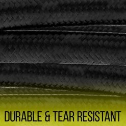 Master Airbrush Airbrush Hoses 6' Nylon Braided Airbrush Hose With A PAASCHE Airbrush Size Fitting On One End And A Standard 1/4