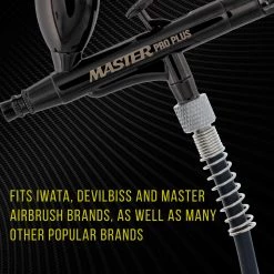 Master Airbrush 6 Foot Polyurethane Plastic Airbrush Hose With Standard 1/8" Size Fittings On Both Ends 9 Master Airbrush 6 Foot Polyurethane Plastic Airbrush Hose With Standard 1/8