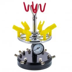 Master Airbrush Airbrush Stands & Holders 6 Station Airbrush Holder With Regulated Air Manifold That Can Hold Up To 8 Airbrushes