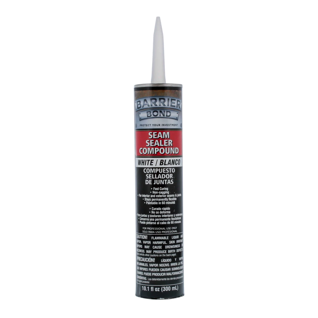 Barrier Bond White Seam Sealer Compound - 10.1 Fl. Ounce Tube Seam Sealers 3 Barrier Bond White Seam Sealer Compound - 10.1 Fl. Ounce Tube Seam Sealers