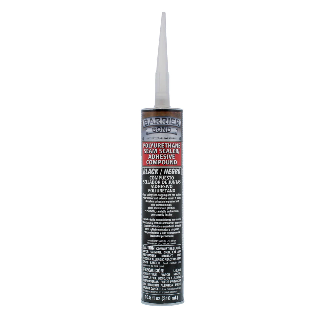 Barrier Bond Seam Sealers Black Polyurethane Seam Sealer Adhesive Compound - 10.5 Fl. Ounce Tube 3 Barrier Bond Seam Sealers Black Polyurethane Seam Sealer Adhesive Compound - 10.5 Fl. Ounce Tube