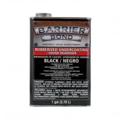 Barrier Bond Black Rubberized Undercoating Sound Deadener - Gallon Undercoatings