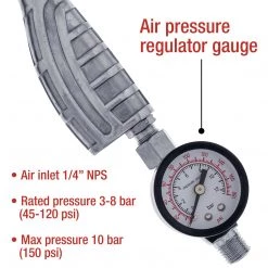 Custom Coat Professional Quality Undercoating Application Gun With Regulator Undercoatings