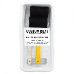 Custom Coat Paint & Bedliner Roller Accessory Application Kit - Frame, Roller, Tray, Liner, Brush