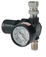 Devilbiss Air Valves & Regulators 100 Max PSI Gun Mounted Air Regulator With Gauge Assembly (130015)