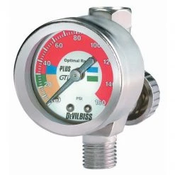 Devilbiss 0 - 160 PSI High Output Air Adjusting Valve With Pressure Gauge (180089)