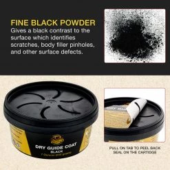 Dura-Gold Premium Black Dry Guide Coat Kit, 7 Ounces (200 Grams) - Powder That Instantly Highlights Auto Bodyshop Repair Surface Imperfections Defects Guide Coats 10 Dura-Gold Premium Black Dry Guide Coat Kit, 7 Ounces (200 Grams) - Powder That Instantly Highlights Auto Bodyshop Repair Surface Imperfections Defects Guide Coats