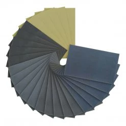 Dura-Gold Variety Pack Ultra Fine - Wet Or Dry Sandpaper Finishing Sheets 5-1/2" X 9" - Box Of 25