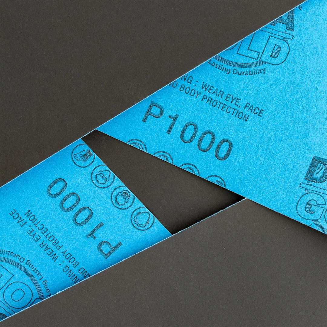 Dura-Gold 1000 Grit - Wet Or Dry Sandpaper Finishing Sheets 5-1/2" X 9" Sheets - Box Of 25 4 Dura-Gold 1000 Grit - Wet Or Dry Sandpaper Finishing Sheets 5-1/2" X 9" Sheets - Box Of 25
