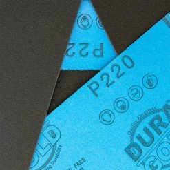 Dura-Gold 220 Grit - Wet Or Dry Sandpaper Finishing Sheets 5-1/2" X 9" Sheets - Box Of 25