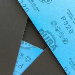 Dura-Gold 320 Grit - Wet Or Dry Sandpaper Finishing Sheets 5-1/2" X 9" Sheets - Box Of 25 Ultra Fine Sandpaper