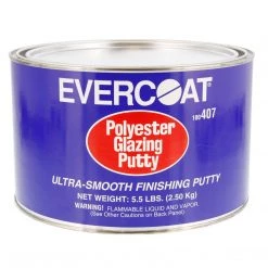 Fibreglass Evercoat Glazes & Putties Polyester Ultra-Smooth Glazing Putty, 1/2 Gallon
