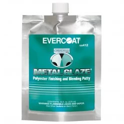 Fibreglass Evercoat Metal Glaze Polyester Finishing & Blending Putty, 16 Oz Pouch Glazes & Putties