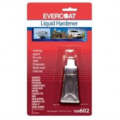 Fibreglass Evercoat Liquid Hardener Squeeze Tube Setting Agent, 11 Cc (for Quart) Fiber Glass Resin