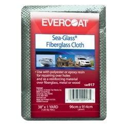 Fibreglass Evercoat Fiber Glass Resin Sea-Glass Fiberglass Cloth Pack, 38 In. X 3 Yards