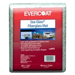 Fibreglass Evercoat Sea-Glass Fiberglass Matting Pack, 8 Square Feet Fiber Glass Resin