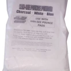 Han-See 16 Ounce Pounce Powder, White