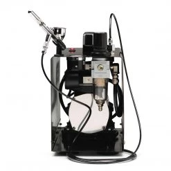 Iwata Smart Jet Pro - Quiet, Compact, Powerful & Reliable Smart Technology Air Compressor With Air Hose