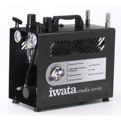 Iwata Power Jet Pro - 2X Power, Heavy-Duty Professional Compressor With Air Hose