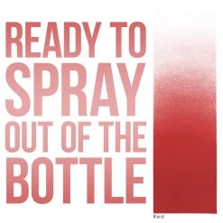 Custom Body Art Alcohol-Based Body Paint Red Airbrush Temporary Tattoo Body Paint Makeup, 8 Oz.