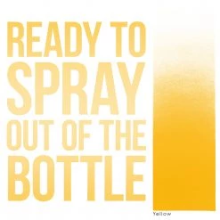 Custom Body Art Alcohol-Based Body Paint Yellow Airbrush Temporary Tattoo Body Paint Makeup, 1 Oz.