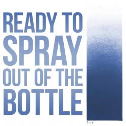 Custom Body Art Blue Airbrush Temporary Tattoo Body Paint Makeup, 1 Oz. Alcohol-Based Body Paint