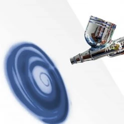 Custom Body Art Blue Airbrush Temporary Tattoo Body Paint Makeup, 1 Oz. Alcohol-Based Body Paint