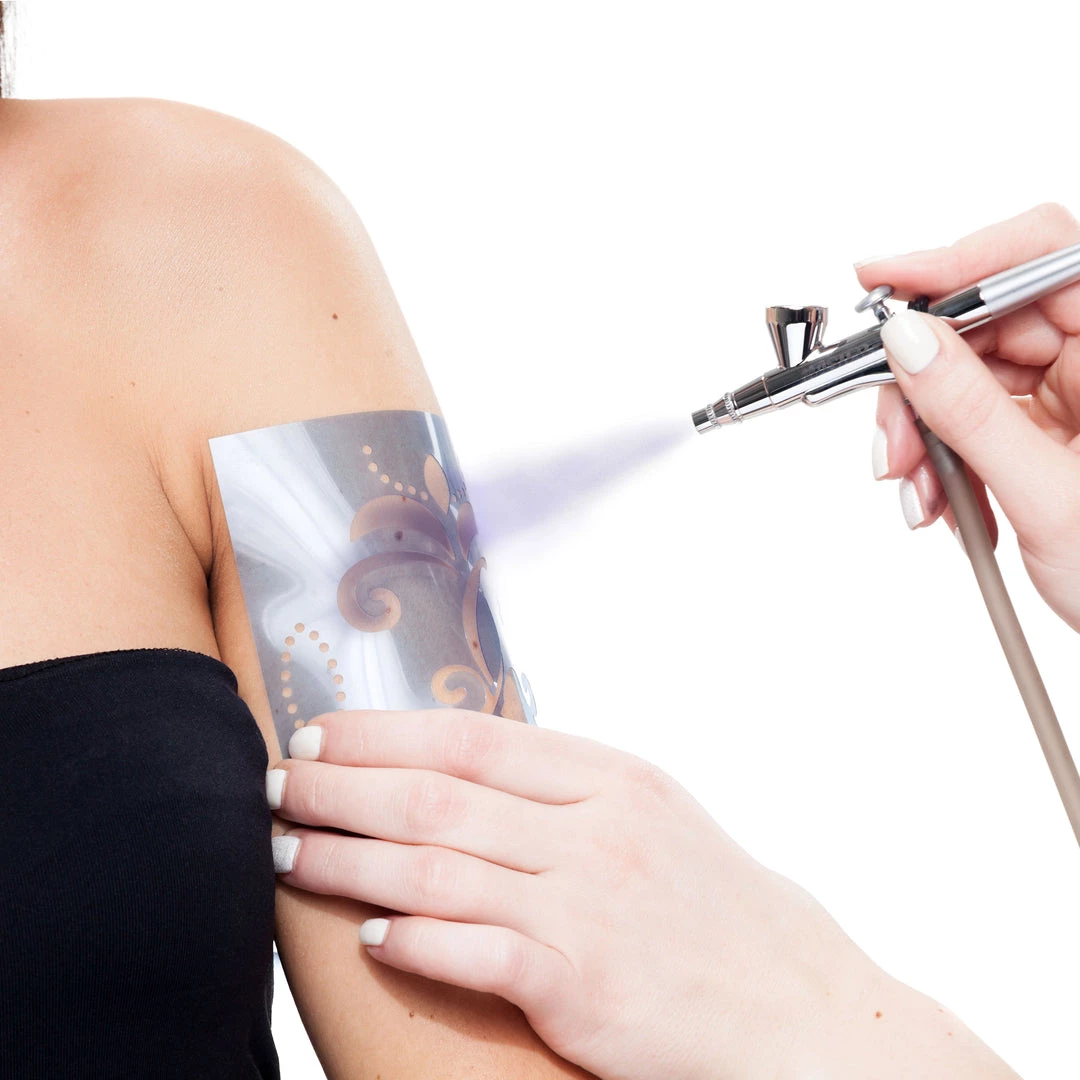 Custom Body Art Purple Airbrush Temporary Tattoo Body Paint Makeup, 1 Oz. 6 Custom Body Art Purple Airbrush Temporary Tattoo Body Paint Makeup, 1 Oz.