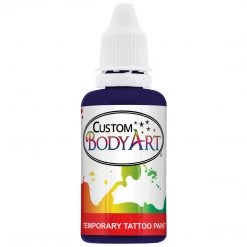 Custom Body Art Purple Airbrush Temporary Tattoo Body Paint Makeup, 1 Oz.
