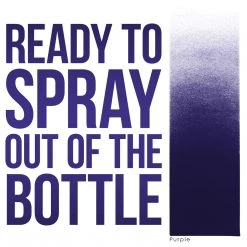 Custom Body Art Purple Airbrush Temporary Tattoo Body Paint Makeup, 8 Oz. Alcohol-Based Body Paint